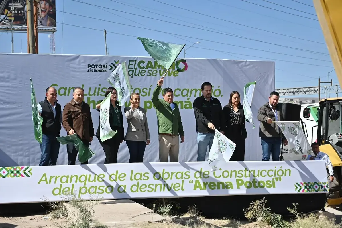 Con una inversión de 250 millones de pesos, más de 200 mil usuarios se beneficiarán de un paso a desnivel en el Circuito Potosí.