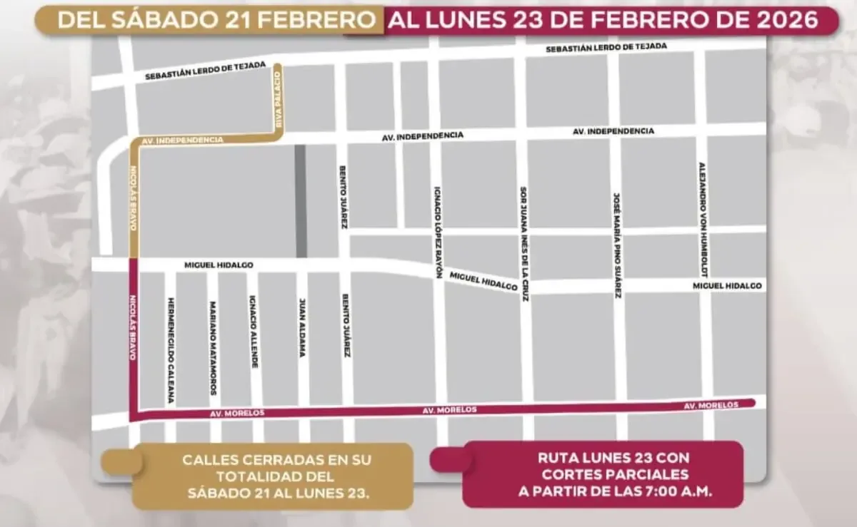 Consejos para evitar contratiempos durante la peregrinación religiosa este 23 de febrero.