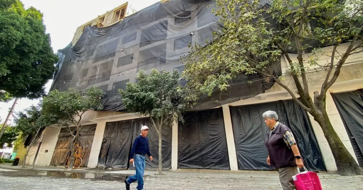 "Construcciones irregulares en San Ángel, en la alcaldía Álvaro Obregón."
