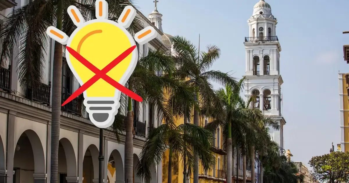 La CFE programó un corte de luz en 50 colonias de Veracruz para realizar mantenimiento.