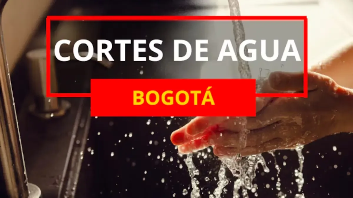 Bogotá enfrenta cortes de agua que durarán hasta 24 horas, afectando a varios barrios por mantenimiento.