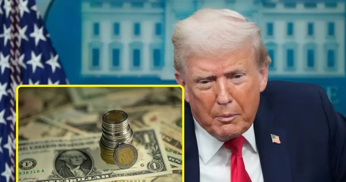 Cotización del dólar en una casa de cambio en Ciudad de México.