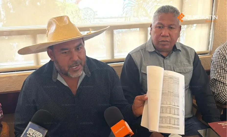 Crispín Tornés Ávila durante la conferencia de prensa en Acapulco.