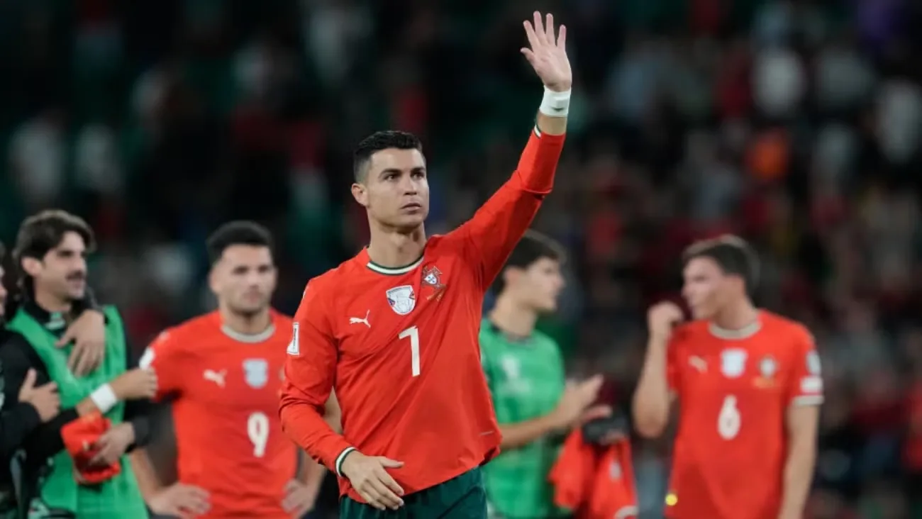 Cristiano Ronaldo en un partido previo con la Selección de Portugal.