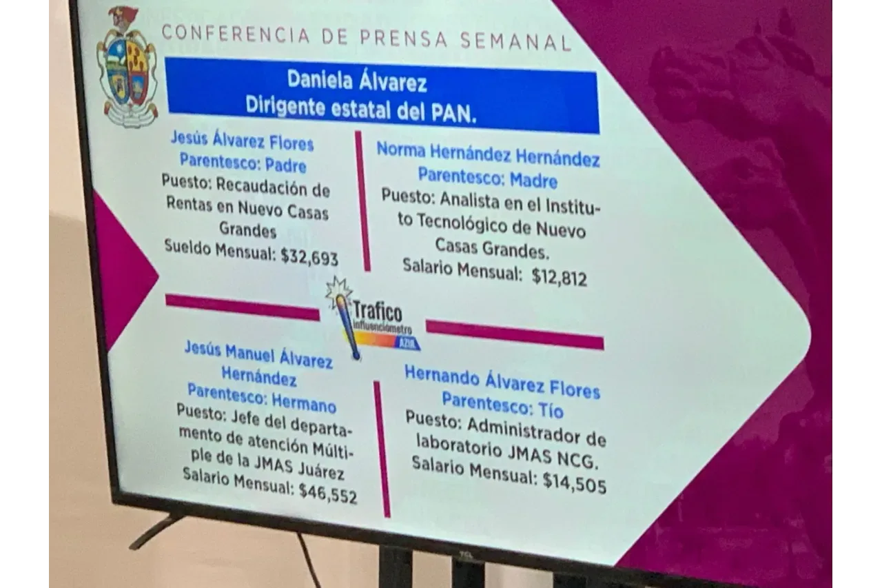 Cruz Pérez Cuéllar durante la conferencia sobre tráfico de influencias en el PAN.