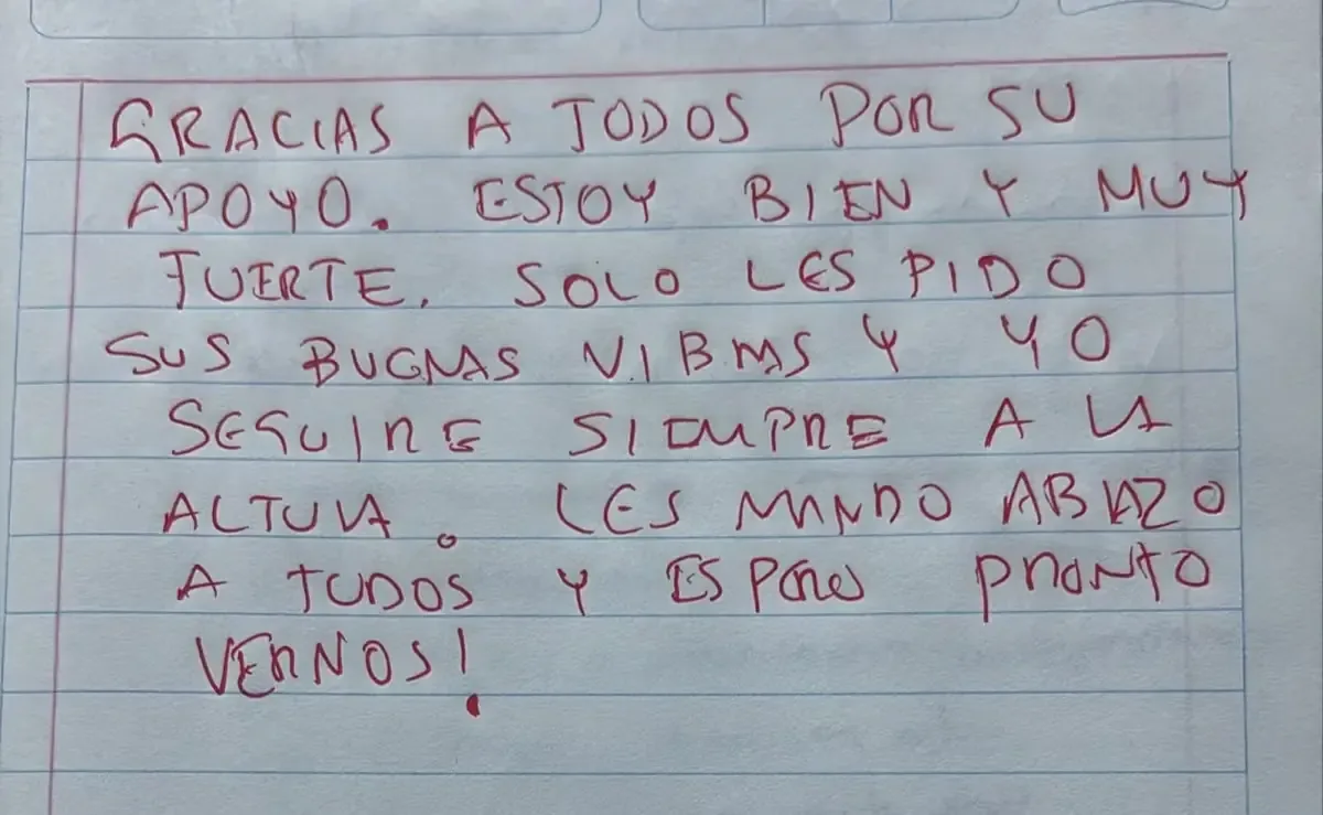 El ex fiscal agradeció el respaldo de sus simpatizantes tras su situación legal.