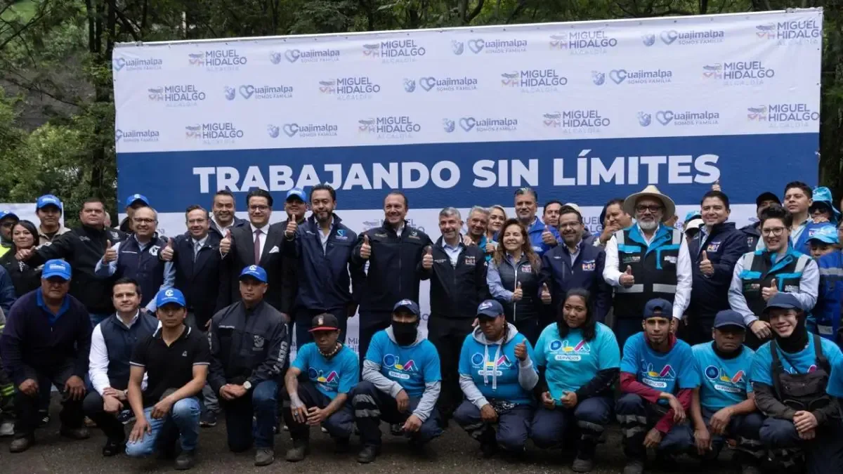 Las alcaldías colaboran para brindar servicios urbanos y mejorar la seguridad en la colonia Bosques de las Lomas.