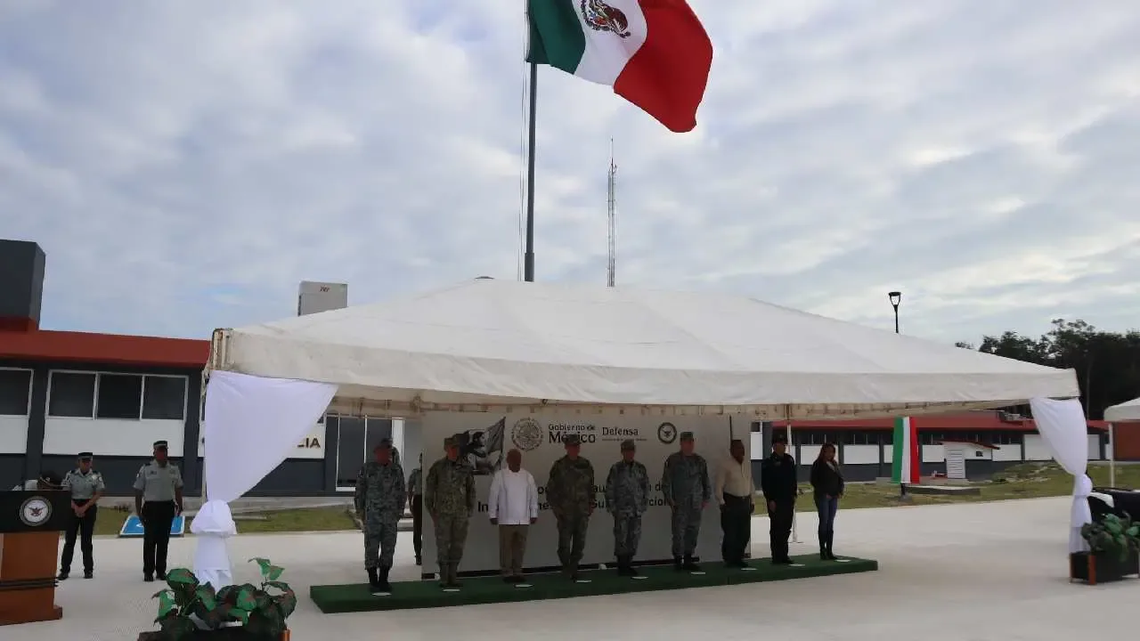 Cuarteles de la Guardia Nacional recién inaugurados en Chetumal, Quintana Roo.