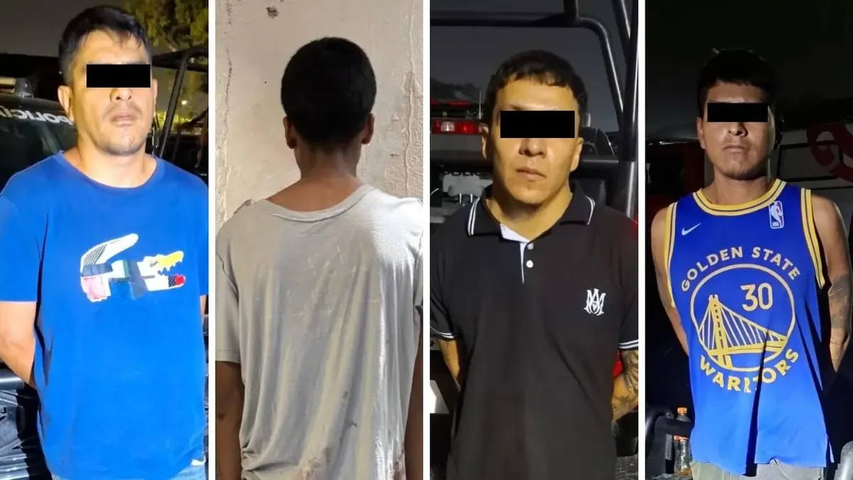 La Policía detiene a involucrados en robos y aseguramiento de drogas.