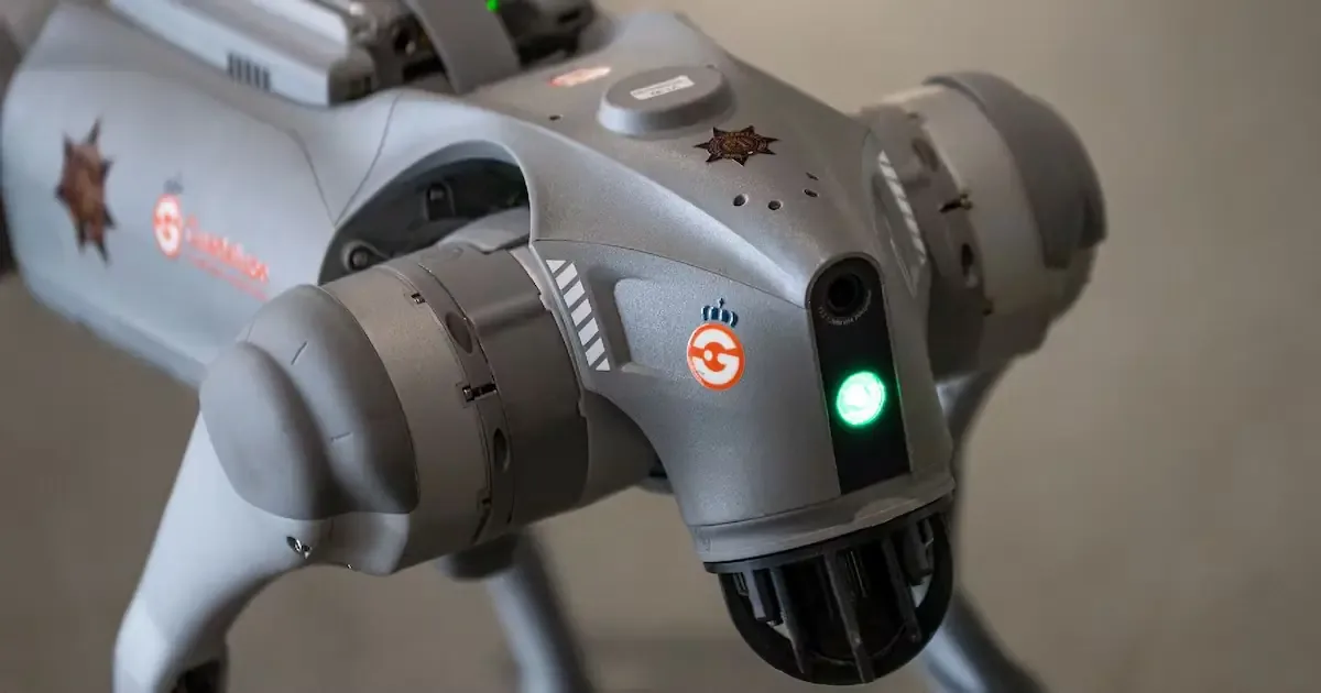 Cuatro perros robots ayudarán en la vigilancia durante los partidos en el Estadio BBVA.