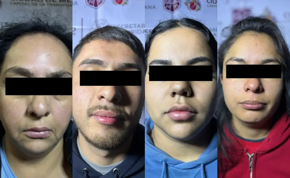 Cuatro personas, entre ellas un joven señalado como operador, fueron aprehendidas en un operativo en la Ciudad de México.