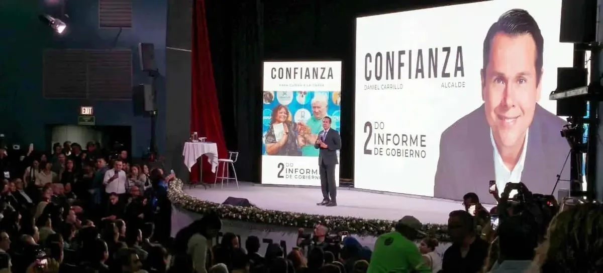 El alcalde de San Nicolás presenta avances en seguridad, movilidad e inversiones durante su segundo informe de gobierno.