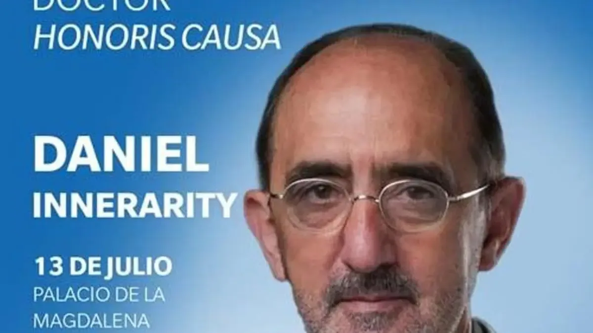 La investidura del filósofo se llevará a cabo en el Palacio de La Magdalena en Santander.