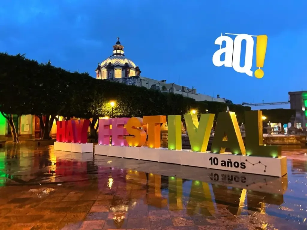 Daniela Salgado anuncia la 11.ª edición del Hay Festival en Querétaro.