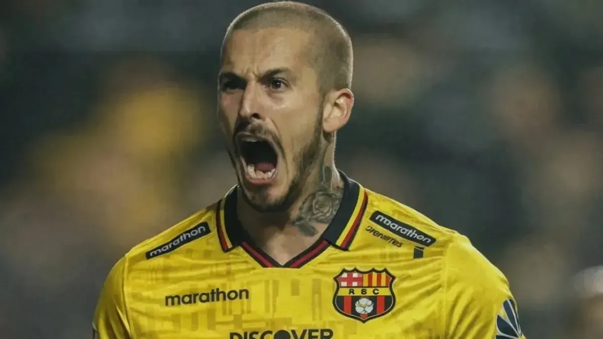 Darío Benedetto, nuevo refuerzo del Barcelona SC de Ecuador.