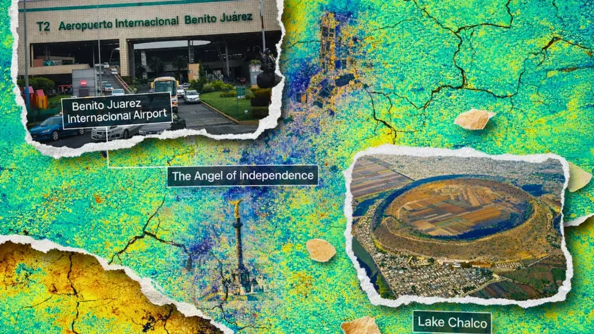 Datos de la NASA revelan que algunas áreas de la ciudad hunden más de 2 cm al mes, generando preocupaciones para la infraestructura.