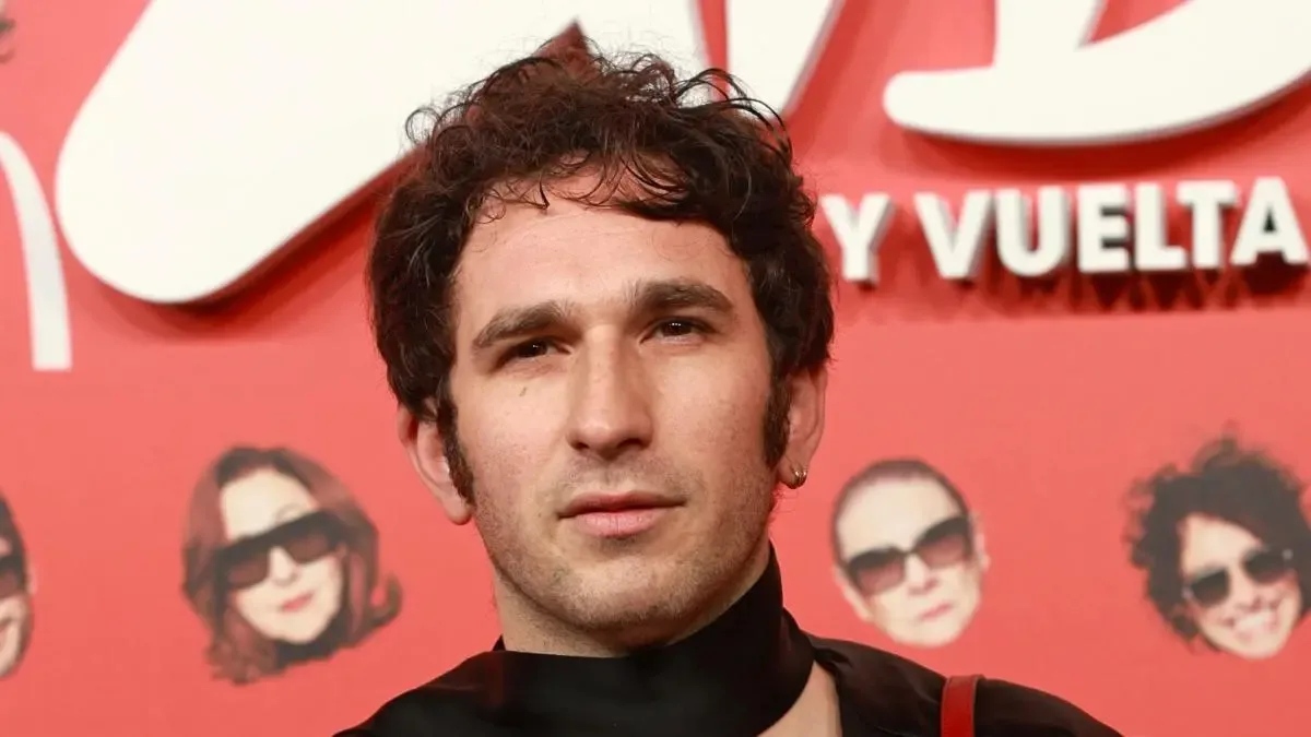 David Castillo durante la premiere de ‘Aída y vuelta’ en Madrid.