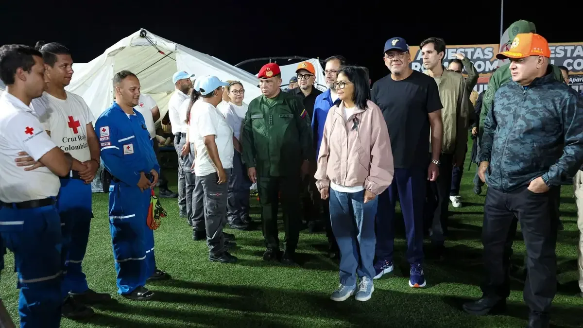 La jefa del régimen venezolano asegura soluciones habitacionales para este año tras la tragedia reciente.