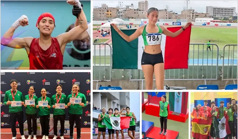 Los atletas de México destacan con 8 oros, 2 platas y 7 bronces en eventos globales.