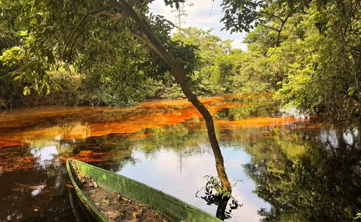 Autoridades y pobladores de Veracruz alertan sobre grave contaminación en el río Chacalapa por un derrame de hidrocarburo.