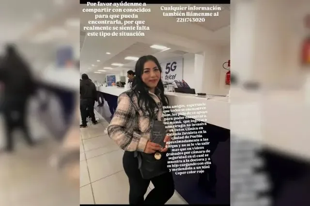 Autorizades buscan a una mujer de 37 años tras su desaparición en Santa Cruz Buenavista, generando preocupación en su entorno cercano.