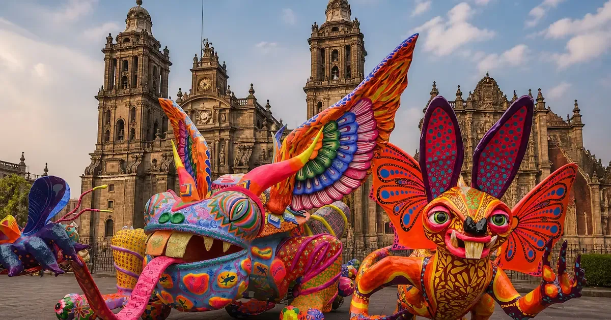 El desfile anual de alebrijes da nueva vida a la tradición en la capital mexicana.