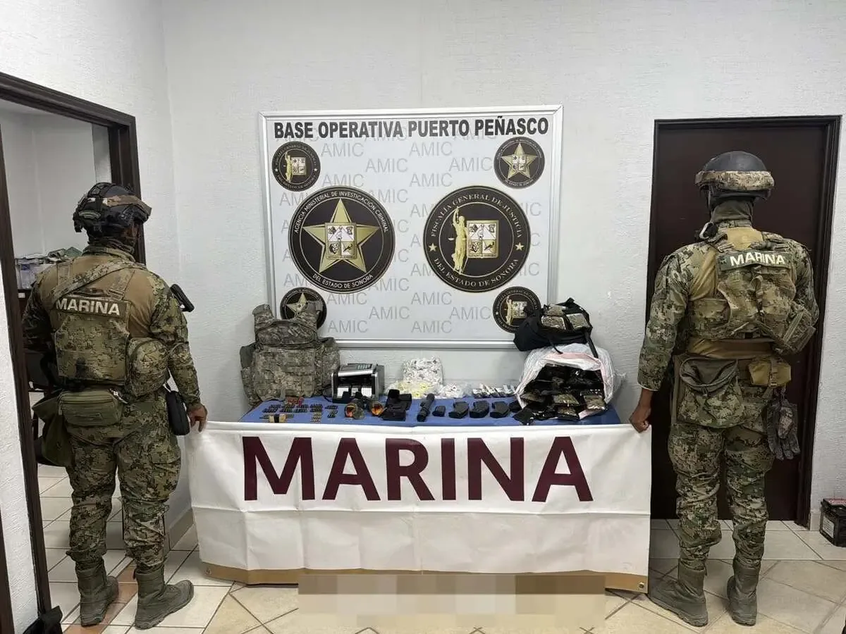 Cuatro detenidos y decomiso de narcóticos y armamento en un operativo conjunto.