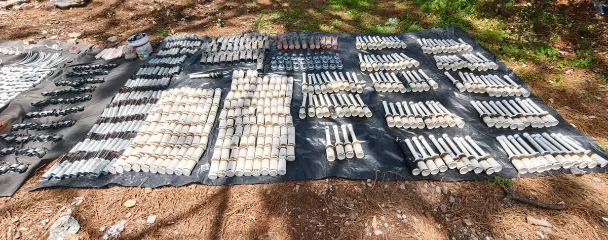 La acción de seguridad busca frenar la fabricación de artefactos explosivos en la región.