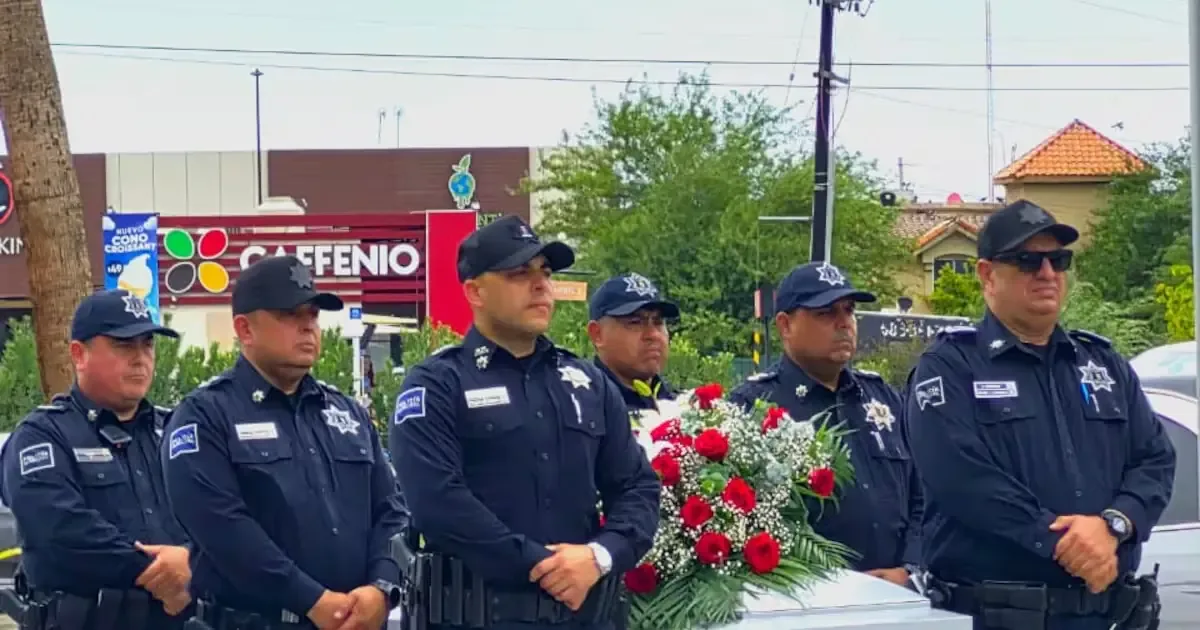 La despedida del agente resalta su dedicación y legado en la comunidad mexicalense.
