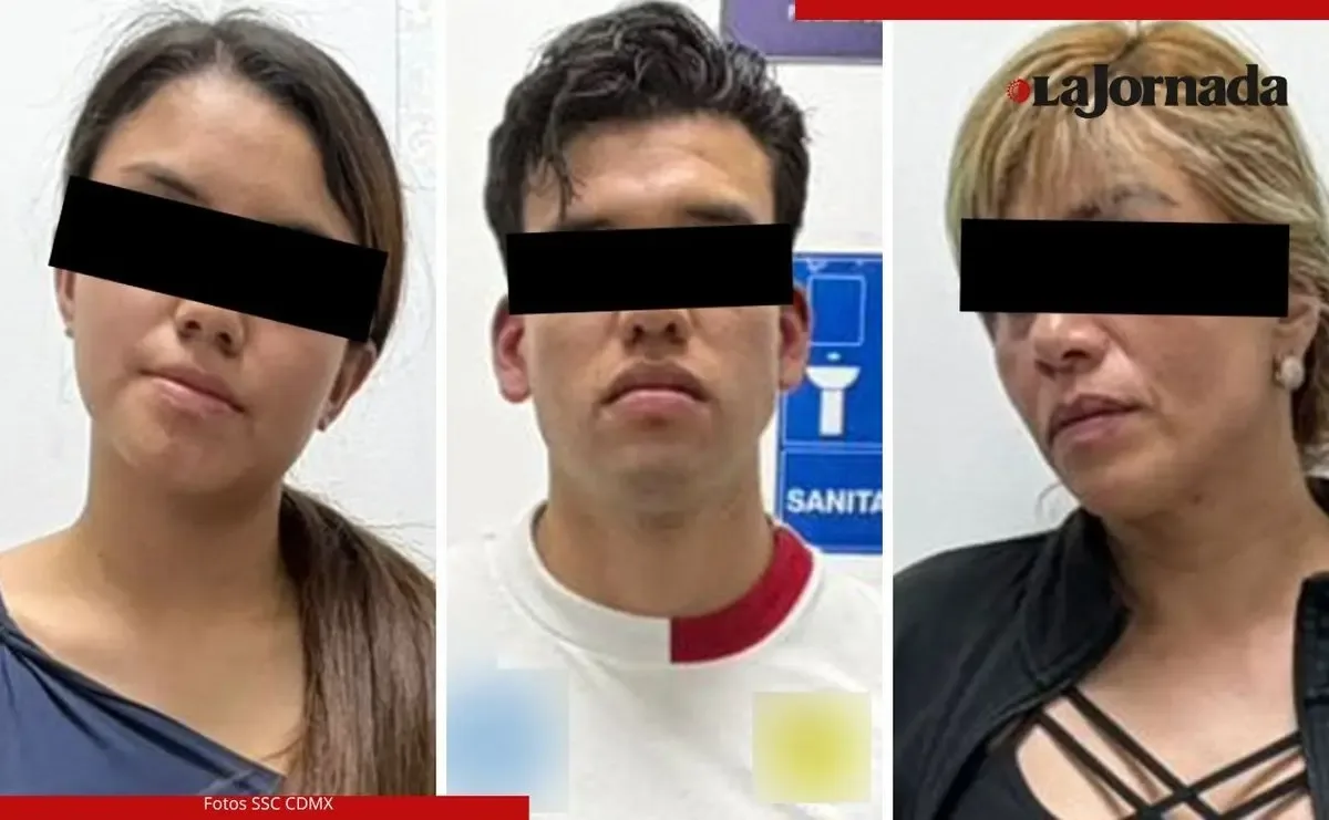 Detención de delincuentes en el Centro Histórico de la Ciudad de México.