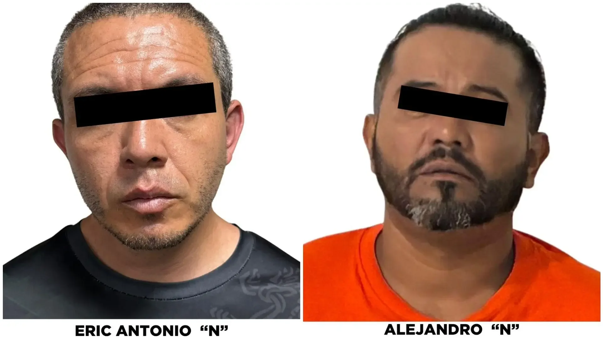 Detención de Eric "N", presunto autor del feminicidio en Cuautitlán, por autoridades.