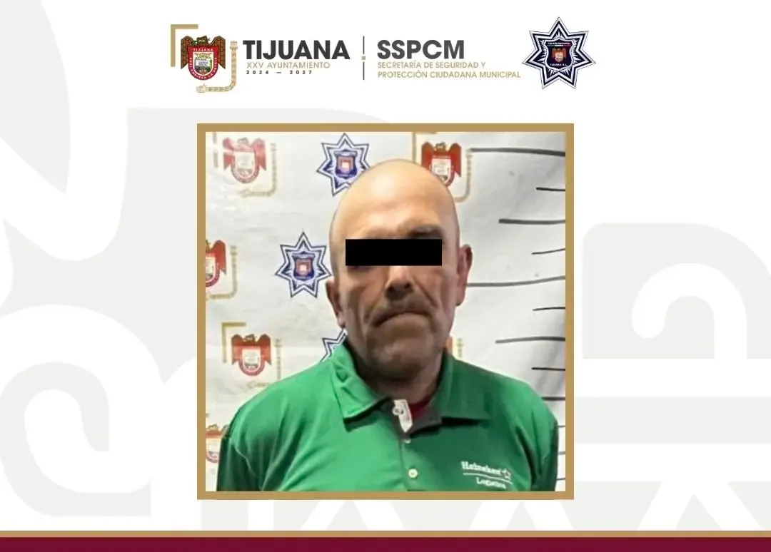 Detención de Gerardo “N” por ingreso ilegal y amenaza armada en Tijuana.