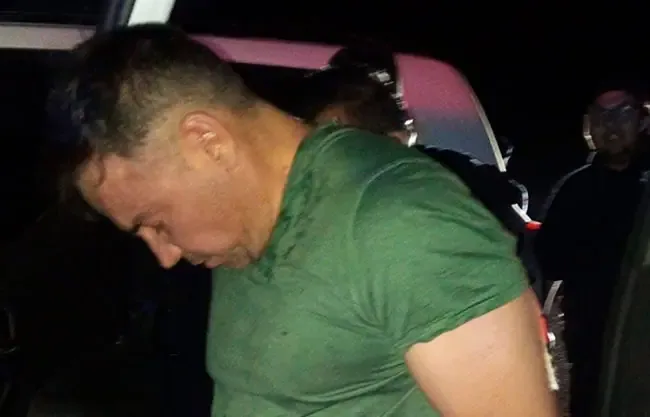 La detención se debió a amenazas contra autoridades durante revisión vehicular.