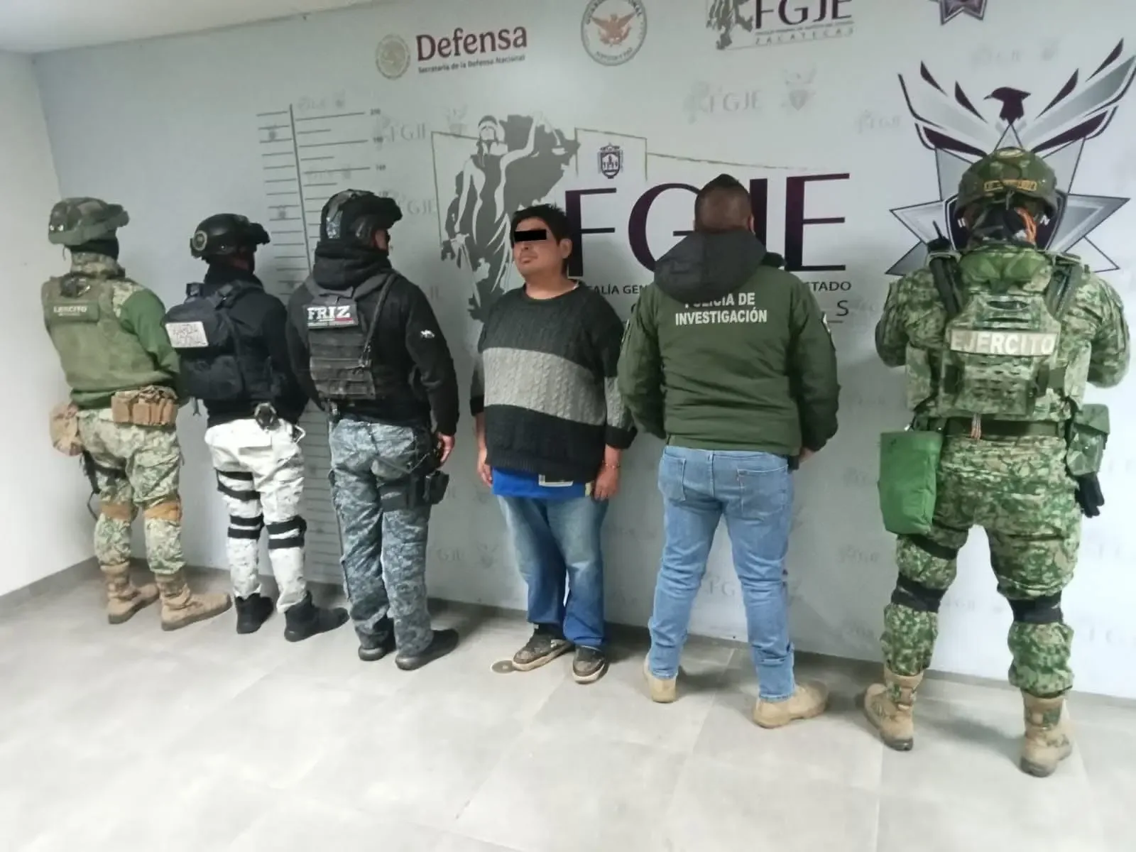 Detención de Juan “N”, presunto responsable de incendios en Zacatecas.