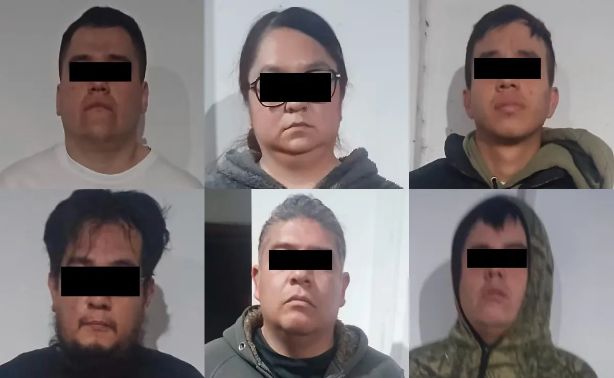 Detención de seis presuntos narcomenudistas en Peralvillo, CDMX.