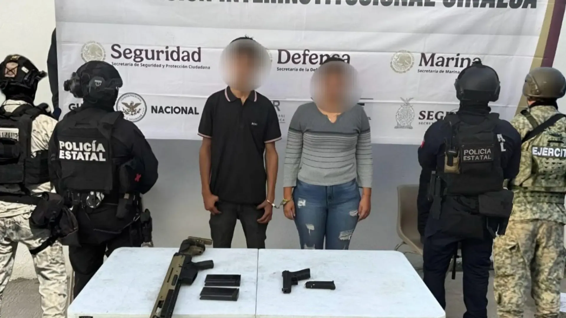 Detención de una pareja armada en Concordia durante un operativo de búsqueda.