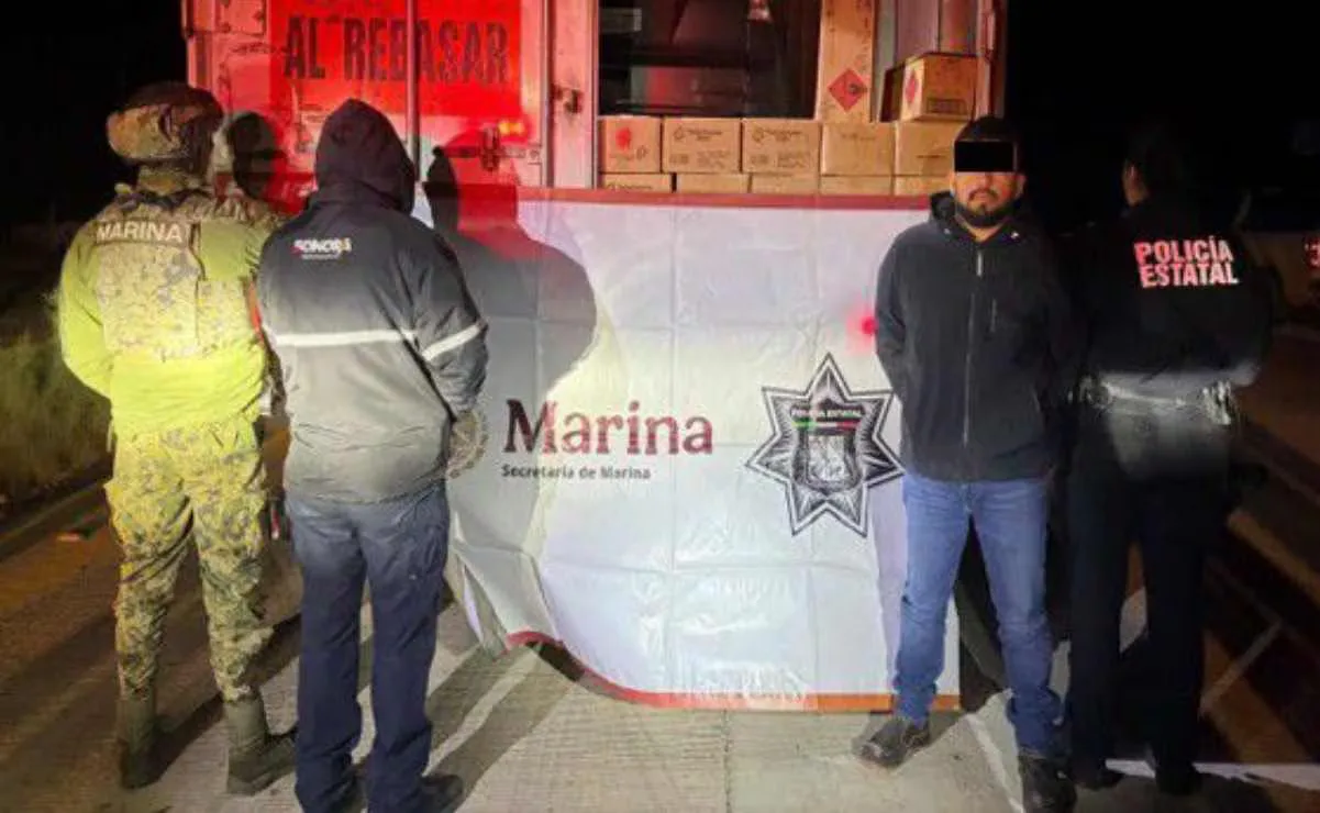 Detención y decomiso de cartuchos por parte de la Secretaría de Marina en Sonora.