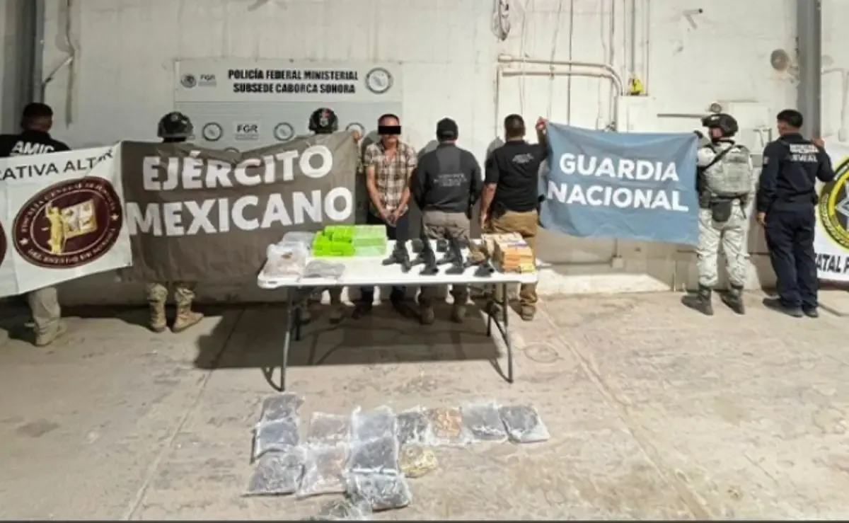 El operativo interinstitucional rescató armas de alto poder en Sonora.