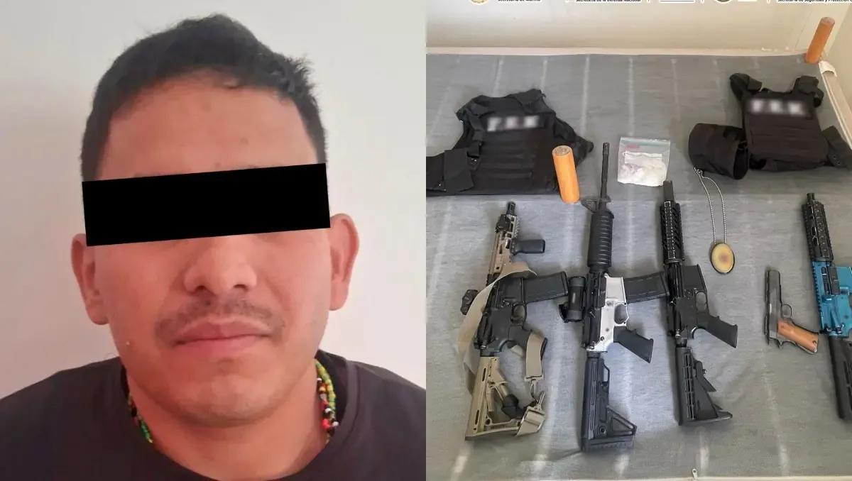 José Paulino N. fue arrestado por autoridades en operativo de seguridad.