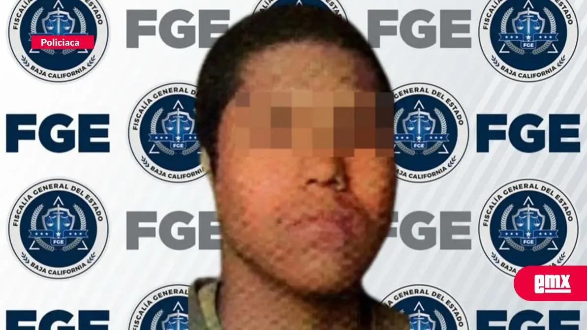 Detenido por robo violento en Tijuana con un arma de fuego en mano.