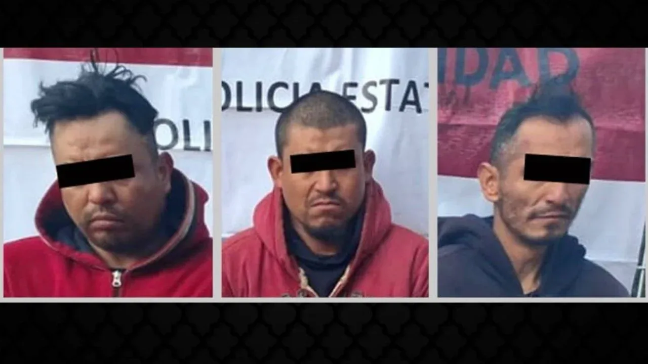 Detenidos en Capulhuac por transporte de madera ilegal durante operativo.