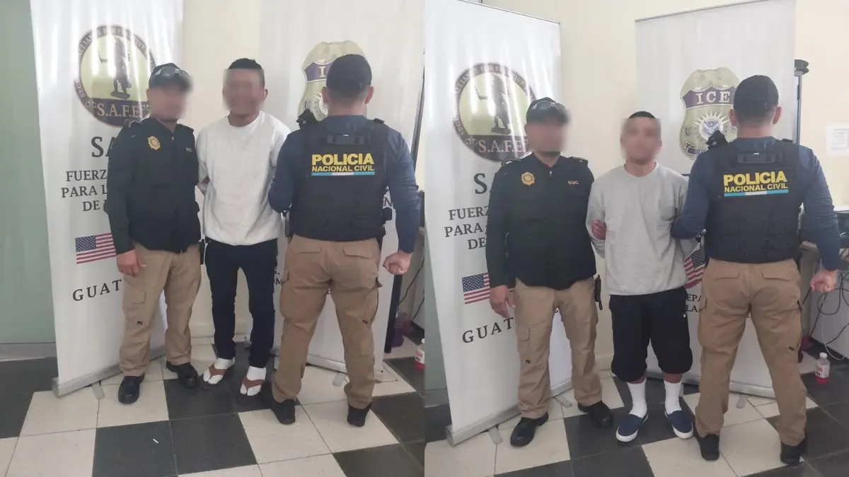 Dos hombres deportados fueron arrestados en México por delitos graves tras su regreso al país.