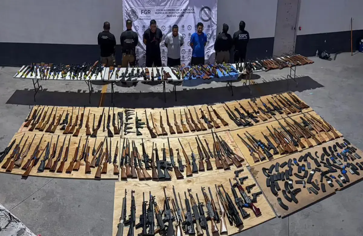 La incautación se suma a más de 30,000 armas aseguradas en México bajo el gobierno de Claudia Sheinbaum.