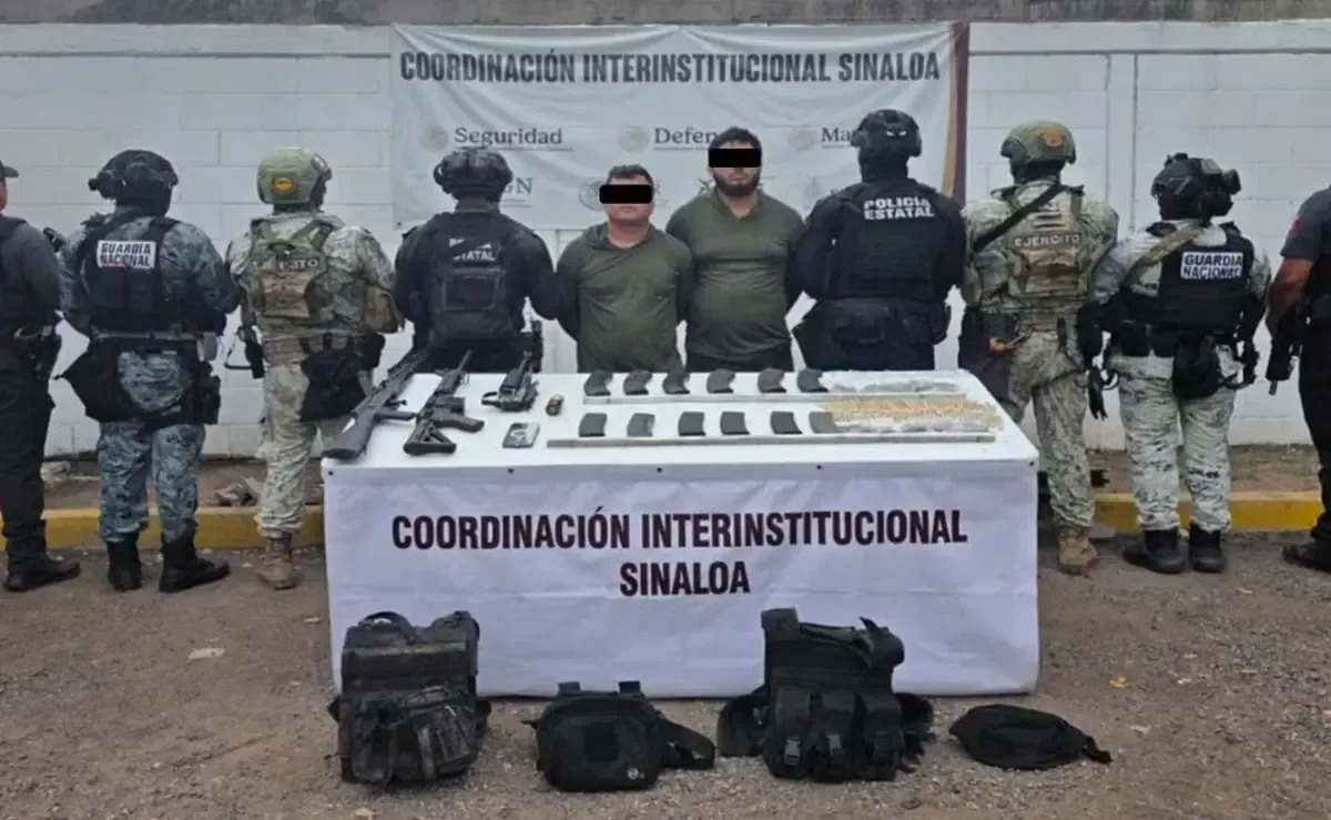 La detención de ambos individuos se enmarca en un operativo militar contra la delincuencia organizada en la región.