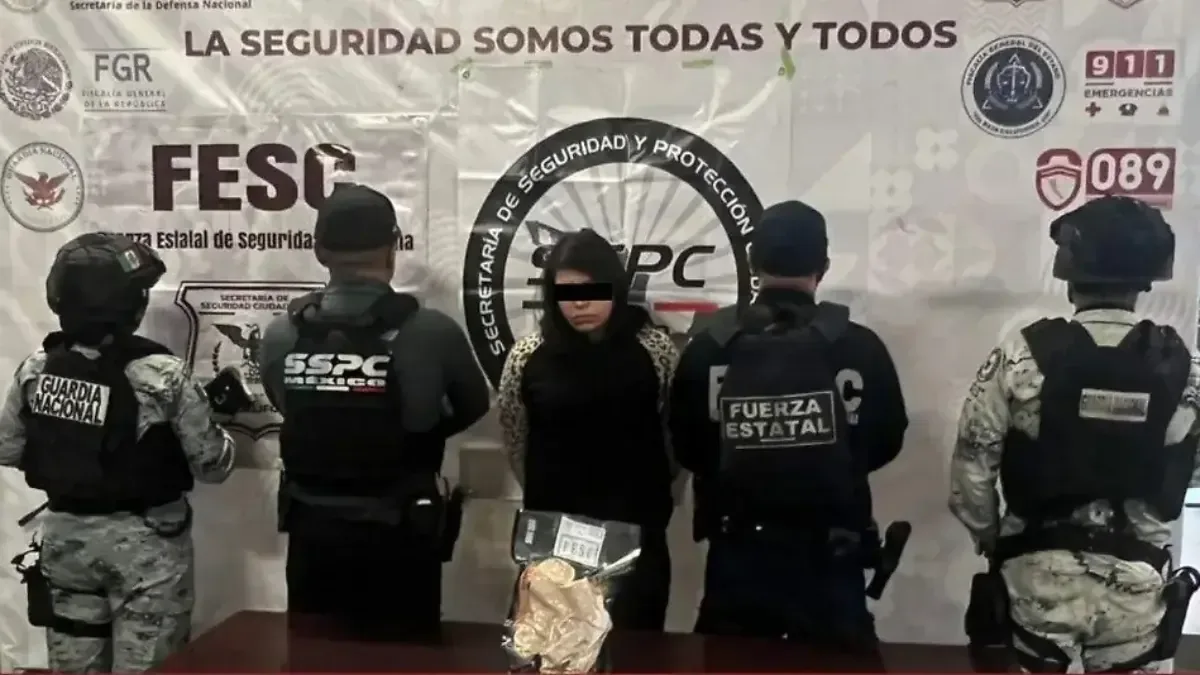 La mujer es vinculada a una célula delictiva que opera en la frontera.