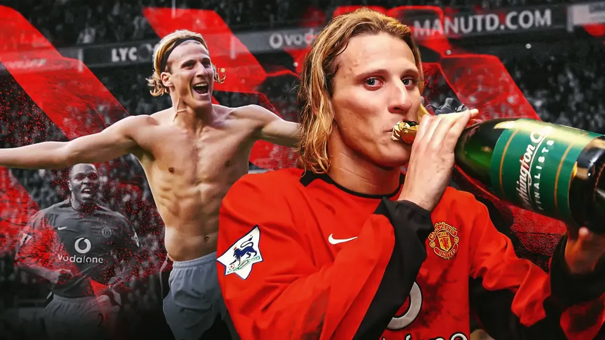 La historia de Diego Forlán destaca su evolución en el Manchester United y su reconversión tras un difícil inicio.