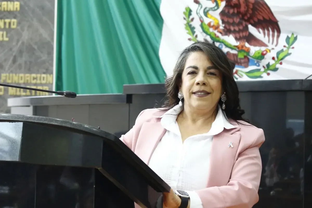 La diputada de morena denunció la cosificación de mujeres en campaña electoral.