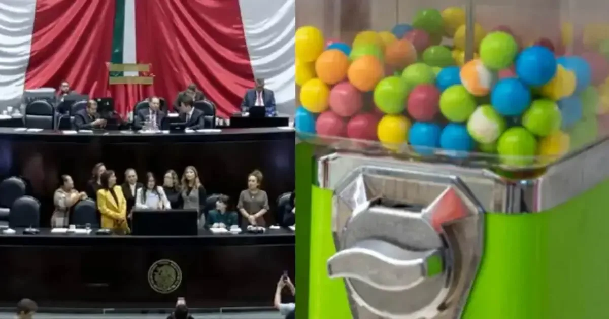 Diputada Yoloczin Domínguez durante su intervención en el Congreso.