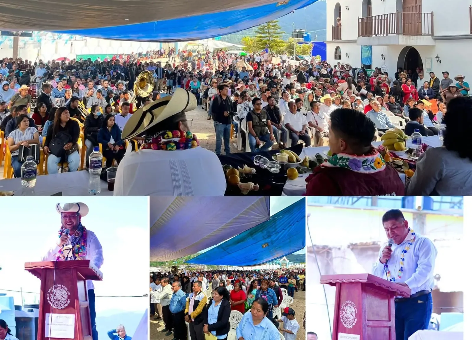 Diputados del Congreso de Guerrero dialogan con comunidades en Malinaltepec.