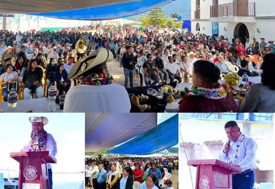 Diputados del Congreso de Guerrero en diálogo con comunidades de La Montaña.
